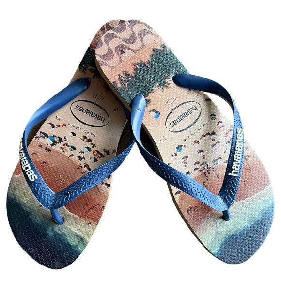 Havaianas Other - Havaianas Men’s Beach Design Sandals Sz 9/10 GUC